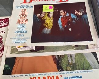 Assorted Vintage Movie Lobby Cards