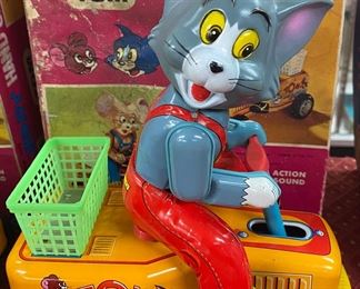 Battery Operated Tom and Jerry Hand Car with Box