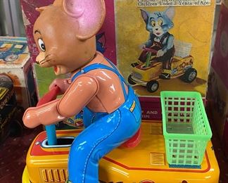 Battery Operated Tom and Jerry Hand Car with Box