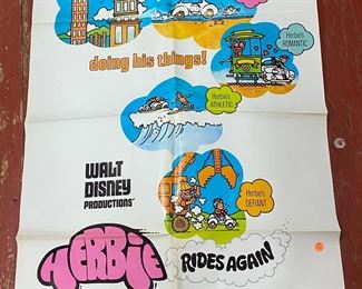 Walt Disney Herbie Rides Again Movie Poster