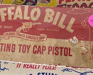 Original Buffalo Bill Cap Pistol Box Only