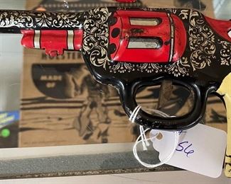 Ohio Art Tin Litho Clicker Pistol (Working)