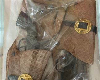 The Rebel Double Holster and Gun Set