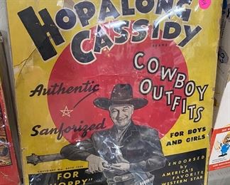 Hopalong Cassidy Cowboy Outfit Box Only