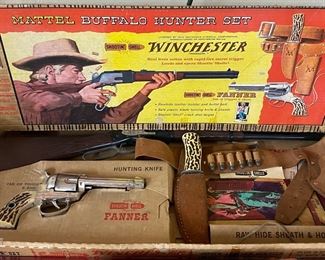 Rare Mattel Buffalo Hunter Set Winchester (MIB)