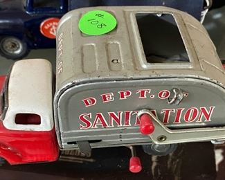 Tin Litho Sanitation Truck (Made in Japan)