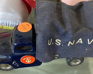Tin Litho U.S. Navy Truck (Made in Japan)