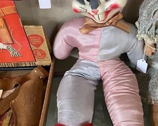 Vintage Plastic Face Bugs Bunny Doll