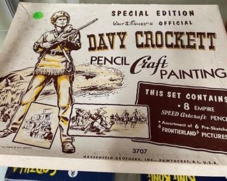 Davy Crockett Pencil Craft Painting Set
