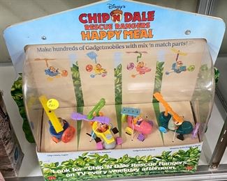 Chip n Dale Rescue Rangers McDonald's Store Display