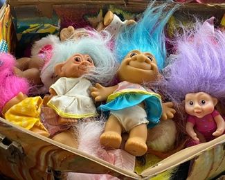 Troll House with Troll Dolls