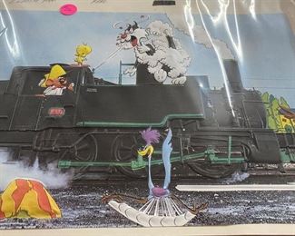 Warner Brothers Embossed Posters