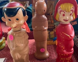 Pinocchio, Wendy and Bullwinkle Soakies