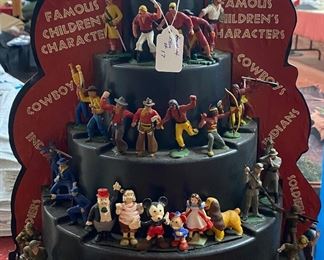 Large Marx Hand Painted Figures Store Display