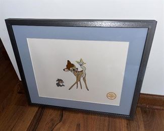Walt Disney Bambi & Thumper Serigraph