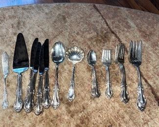 Sterling silverware set