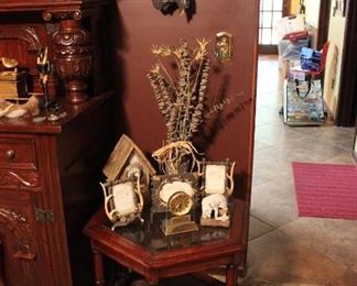 OCTAGON SHAPED END TABLE