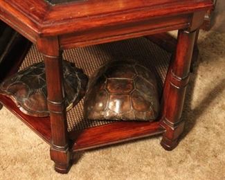 TWO TORTOISE SHELLS