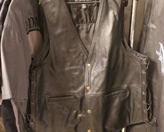 LEATHER VEST
