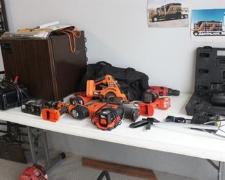 SMALL REFRIGERATOR, CORDLESS TOOLS