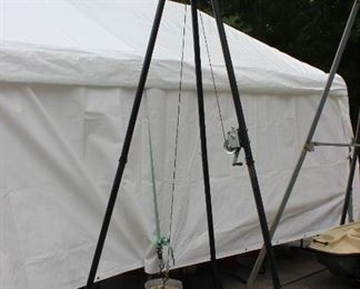 TRIPOD STAND FOR A GAME FEEDER