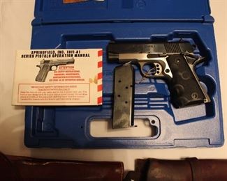 SEMI-AUTOMATIC PISTOL ULTRA COMPACT 45 CALIBER BY SPRINGFIELD ARMORY