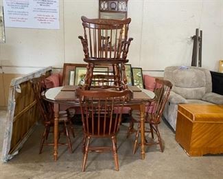 Hitchcock table & chairs