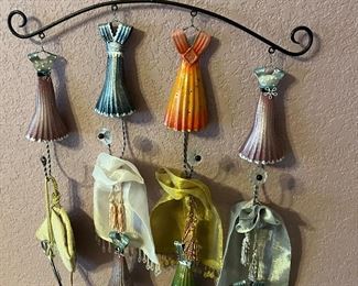 metal dress wall hanging