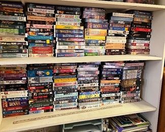 VHS, DVD, Tapes, books, magazines, all kinds of media