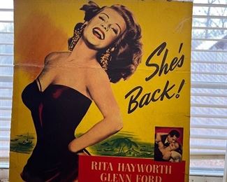 Rita Hayworth poster