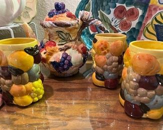 fruit themed cups