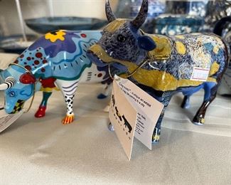 Cow Parade bulls cows