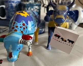 Cow Parade bulls cows