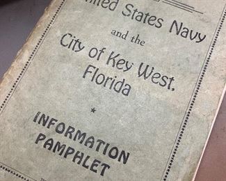 United States Navy City of Key West, Florida Information Pamphelet