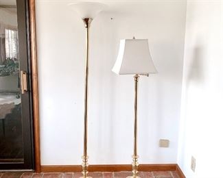 Floor Lamps (some wear to lamp on left)