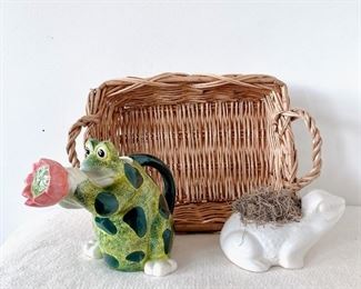 Lefton Frog Watering Can