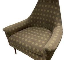 $875 USD       Mid Century Modern Adrian Pearsall High Back Slim Jim Chair PA107-21     DESCRIPTION: Extraordinary vintage high-back armchair in the manner of Adrian Pearsall for Craft Associates "Slim Jim" chair. The fabulous muted tonal upholstery from top to bottom make this chair truly one of a kind. Perfect for a statement piece in the office or home and sure to steal the show in any space harkening back to the nostalgia of the unconventional aesthetics of the late 60's and early 70's. 

DIMENSIONS: 35 x 27 x 41h

LOCATION: Local pick up NE Washington, D.C.  Contact us for shipper suggestions.

CONDITION: Used

This chair has been very well cared for and is in excellent condition.  No pulls, stains or discoloration.      https://goodbyhello.com/products/mid-century-modern-upholstered-chair-pa107-21?_pos=12&_sid=7ea65b4aa&_ss=r