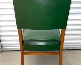$525 USD      Mid Century Modern Set of 3 Green Chairs PA107-20     DESCRIPTION: 2 Mid Century Arm Chairs and a Side Chair upholstered in an emerald green leather with a wood frame.  The tapered legs and subtly curved arms are classic Mid Century design.  A great way to add a pop of color into the room. 

DIMENSIONS:

arm = 23 x 20 x 34
side = 22 x 20 x 34H
LOCATION: Local pick up NE Washington, D.C.  Contact us for shipper suggestions.

CONDITION: Used

These pieces have been well cared for and are in very good condition.      https://goodbyhello.com/products/mid-century-modern-set-of-3-green-chairs-pa107-20?_pos=5&_sid=7ea65b4aa&_ss=r