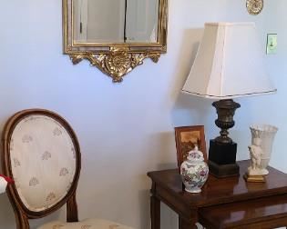 Gilt and Wood Mirror Imported from Belgium