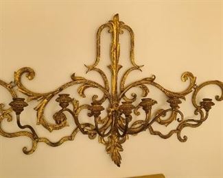 Italian Iron Sconce - 40 x 20 