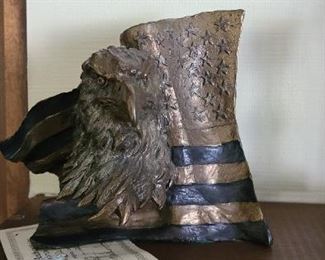 Bronze Sculpture, Signed and Numbered by Artist Mark Hopkins. 