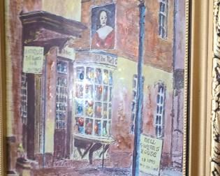 Painting on Small Tile 