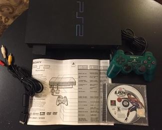 Sony PlayStation 2, Model SCPH-39001. Works! Has one game in console and we are including another game. 