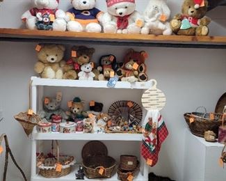 Teddy Bear Collection & Many Baskets