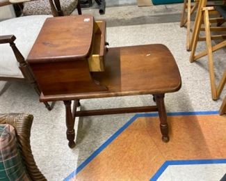Vintage Side Table with Drawer (2 available)