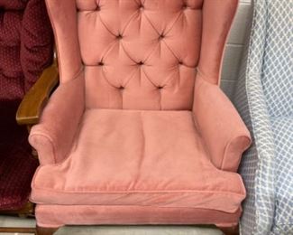 Victorian Wing Back Arm Chair