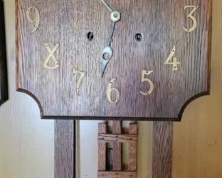 Unique wooden wall clock