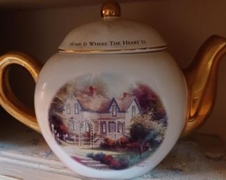 Thomas Kinkade teapot