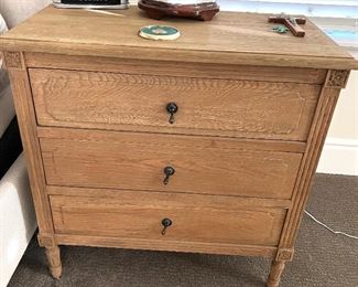 Asking: Was $950 Pair -- Now $700--- Pine 3 Drawer Dresser Tables - Traditional - Restoration Hardware - 30" wide x 16" deep x 30" tall -