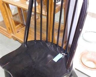 5 Heavy Black Chairs